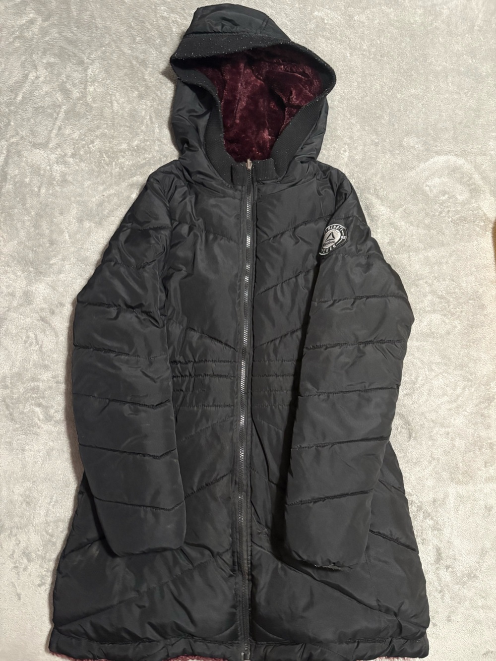 Reebok Black Reversible Coat